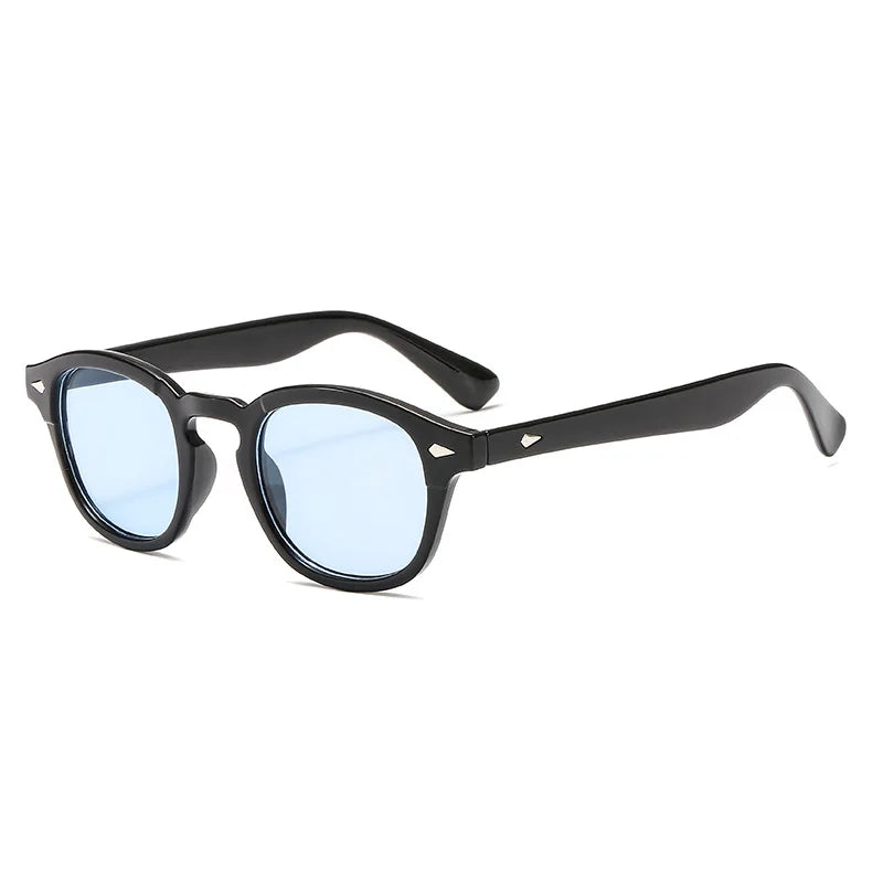 Fashion Ronaldo Sunglasses Men Women Vintage Round Tint Ocean Transparent Blue Lens Brand Design Sun Glasses Oculos De Sol - Mammalook