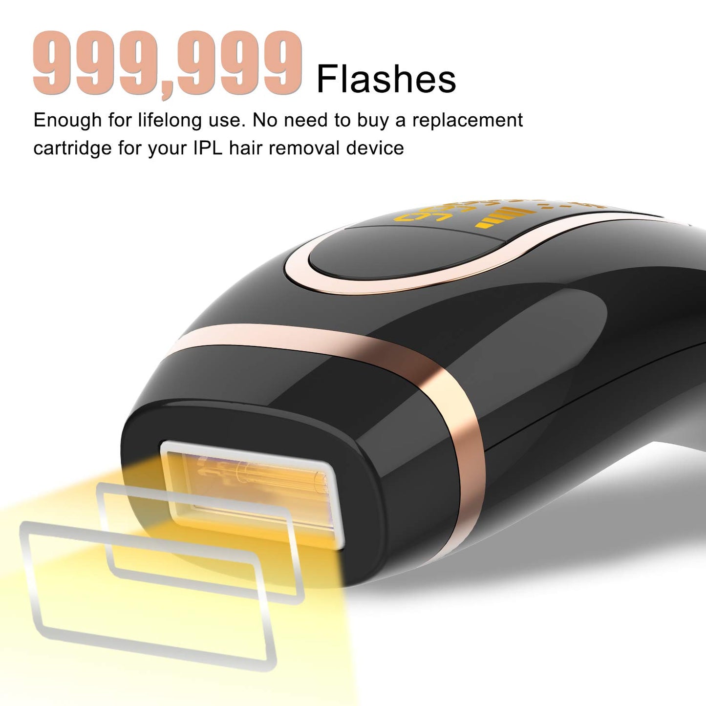 IPL Hair Removal for Women Men At-Home Permanent Painless Hair Remover Device for Facial Whole Body Upgraded to 999,999 Flashes - Mammalook