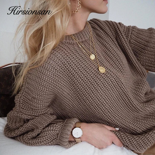 Loose Autumn Sweater Women New Oversized Warm Female Pullovers - Mammalook