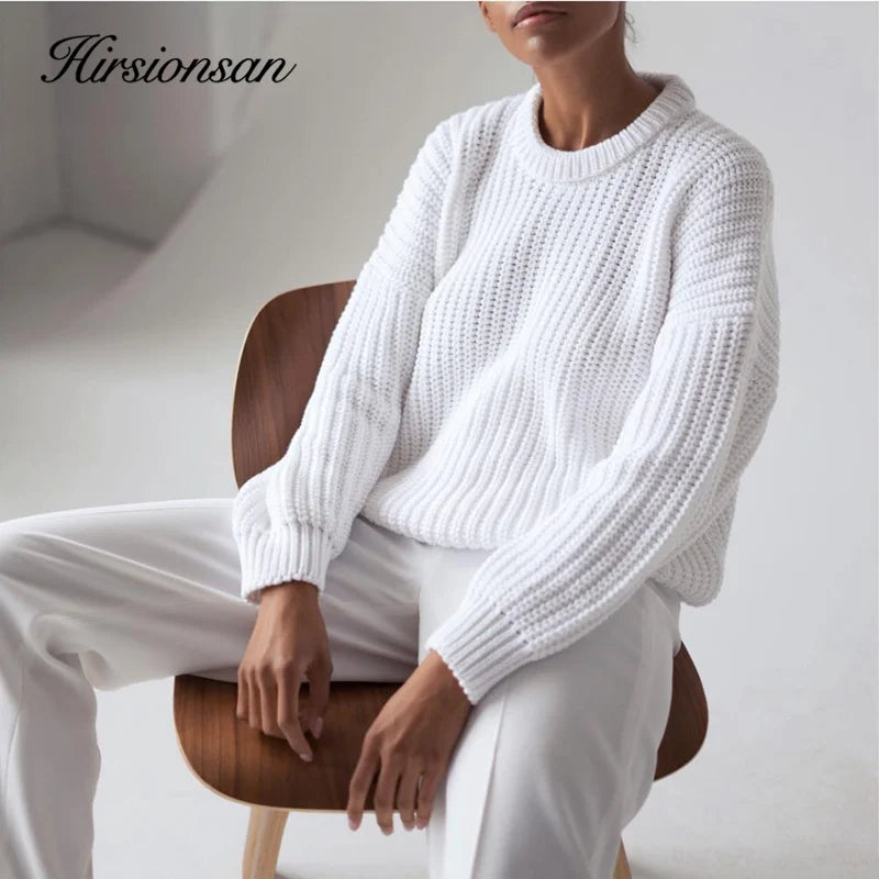 Loose Autumn Sweater Women New Oversized Warm Female Pullovers - Mammalook