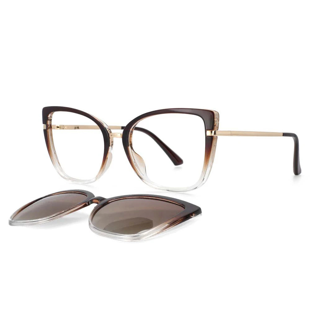 Anti-Blue Light Glasses with Multifunctional Polarized Sunglasses Clip - Mammalook