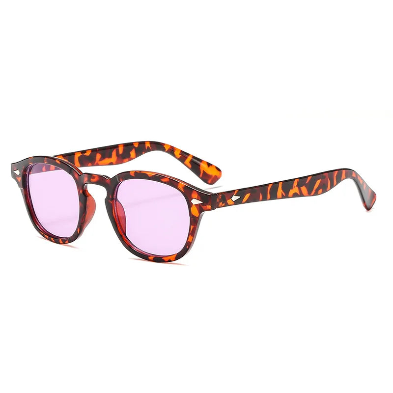 Fashion Ronaldo Sunglasses Men Women Vintage Round Tint Ocean Transparent Blue Lens Brand Design Sun Glasses Oculos De Sol - Mammalook