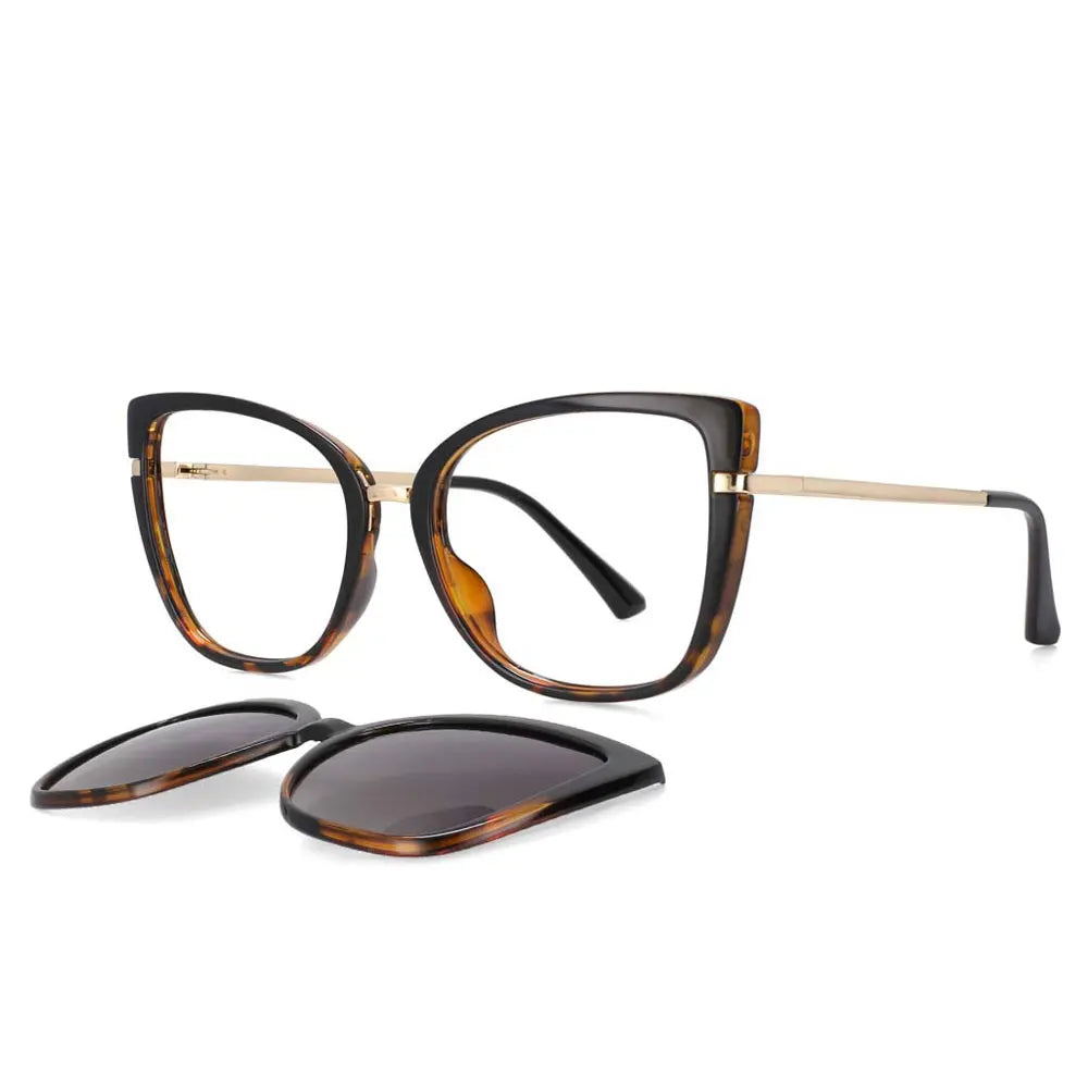 Anti-Blue Light Glasses with Multifunctional Polarized Sunglasses Clip - Mammalook