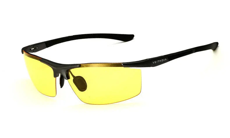 VEITHDIA Aluminum Magnesium Men's Sunglasses Polarized UV400 Coating Mirror Sun Glasses Outdoor Male Eyewear Accessories 6588