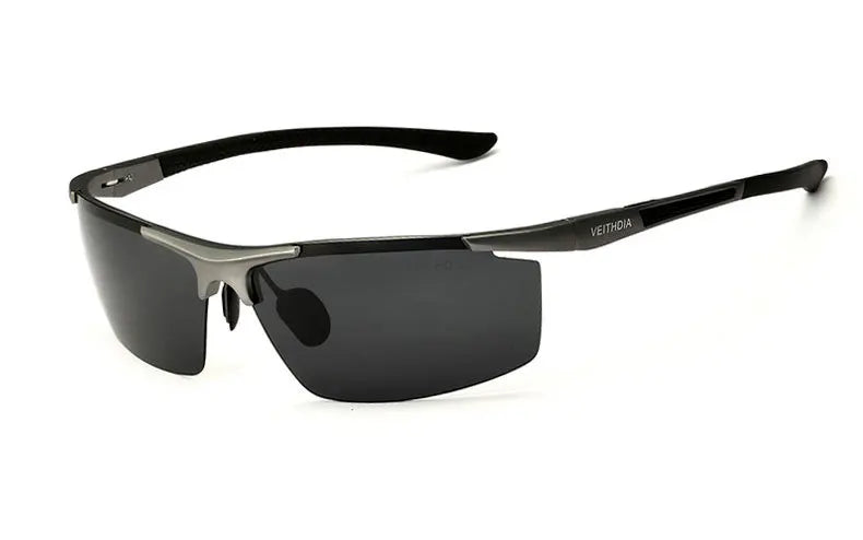 VEITHDIA Aluminum Magnesium Men's Sunglasses Polarized UV400 Coating Mirror Sun Glasses Outdoor Male Eyewear Accessories 6588