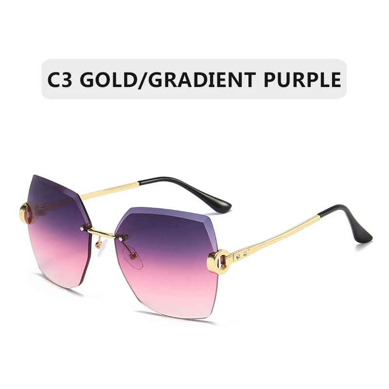 Luxury Brand Sunglasses Women Fashion Black Retro Sun Glasses Vintage Lady Summer Style Sunglasses Female Famous UV400 - Mammalook