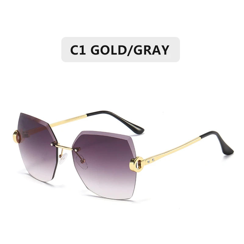 Luxury Brand Sunglasses Women Fashion Black Retro Sun Glasses Vintage Lady Summer Style Sunglasses Female Famous UV400 - Mammalook