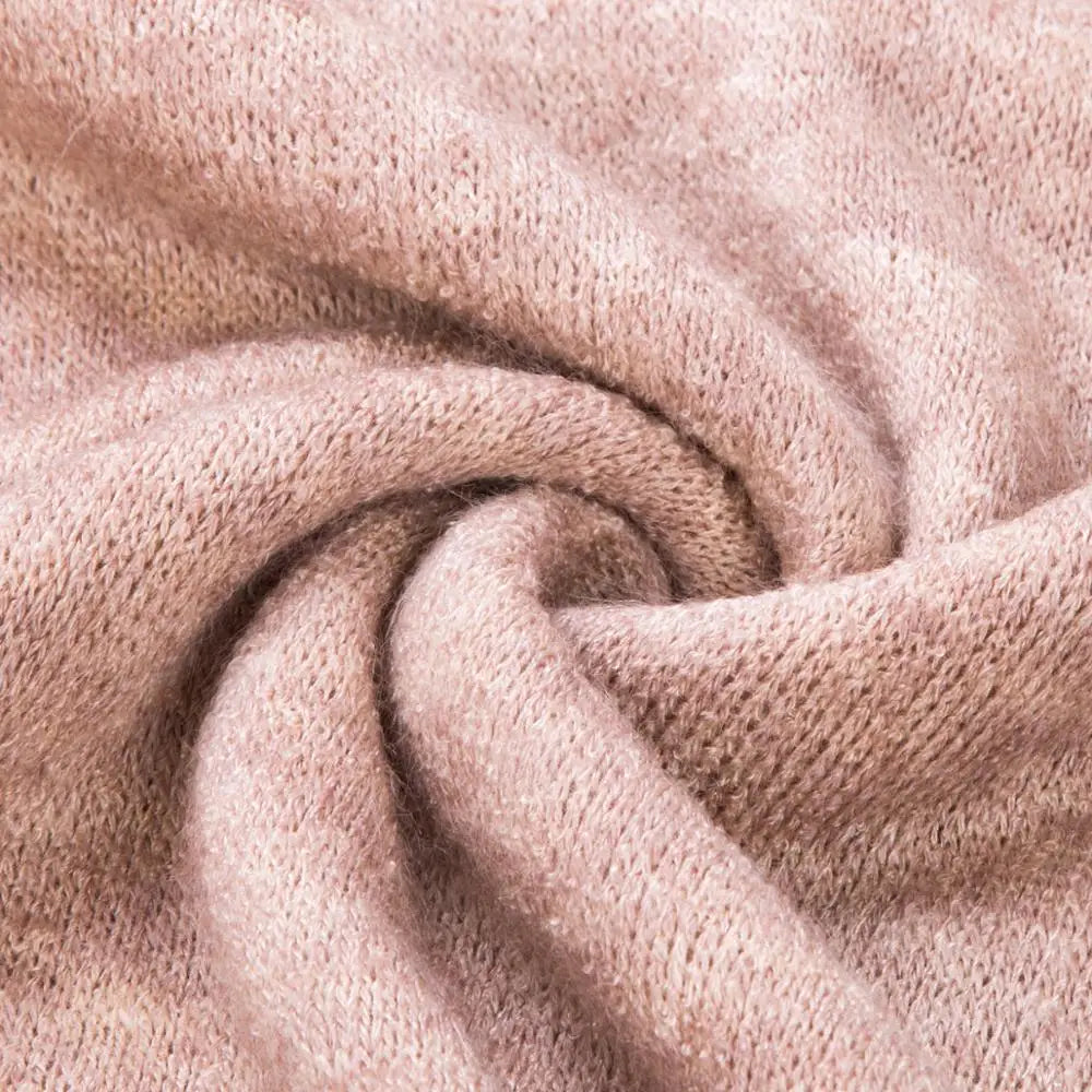 Women's Sweaters Winter Pullover Elegant Lace Backless Long Sleeve Jumper Top Knitted Sweater Female Ladies Women's Clothes - Mammalook