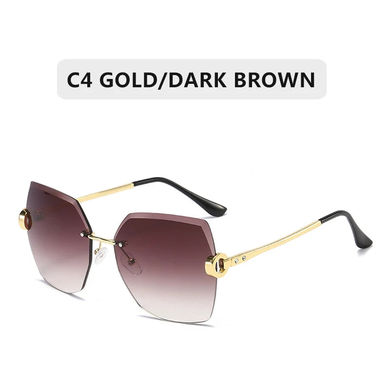 Luxury Brand Sunglasses Women Fashion Black Retro Sun Glasses Vintage Lady Summer Style Sunglasses Female Famous UV400 - Mammalook