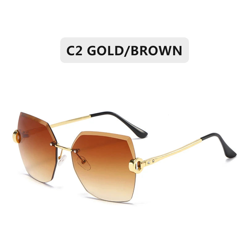 Luxury Brand Sunglasses Women Fashion Black Retro Sun Glasses Vintage Lady Summer Style Sunglasses Female Famous UV400 - Mammalook