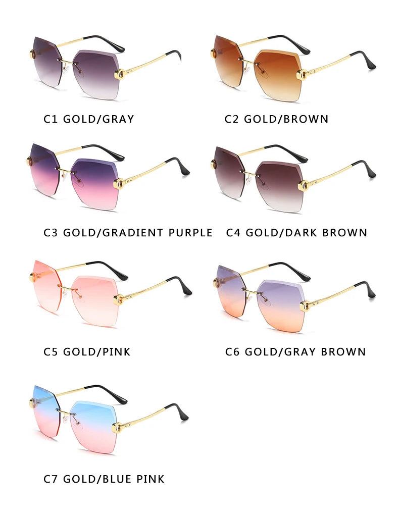 Luxury Brand Sunglasses Women Fashion Black Retro Sun Glasses Vintage Lady Summer Style Sunglasses Female Famous UV400 - Mammalook