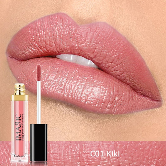 IMAGIC Waterproof Lip Gloss Matte Liquid Lipstick Matte Lipstick Lipkit Cosmetics Makeup Nude 12color - Mammalook