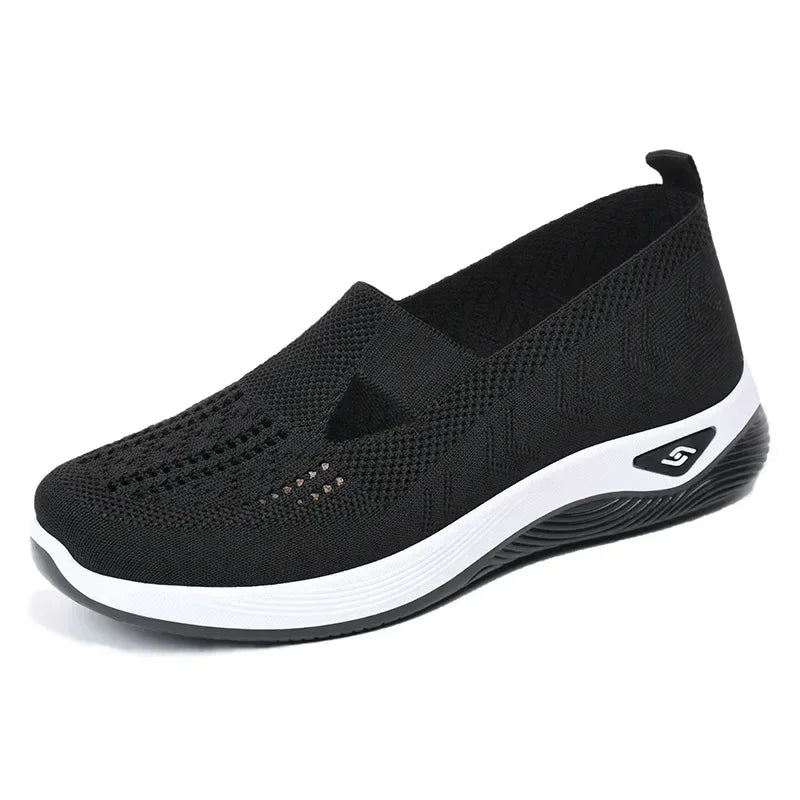 2024 Summer New Comfort Casual Women's Shoes Fashion Soft Sole Breathable Hollow Out Flat Shoes for Women Zapatos De Mujer - Mammalook