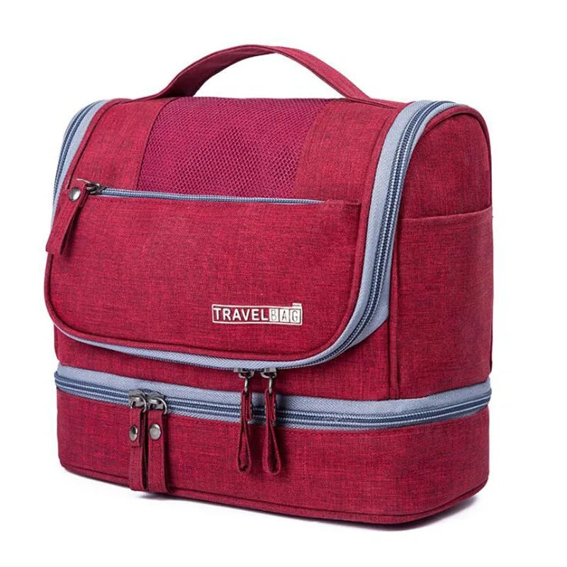 Designer Hanging Toiletry Bag Travel Cosmetics Bag Waterproof Oxford Organizer for Travel Accessories Toiletry Kit for Men Women - Mammalook
