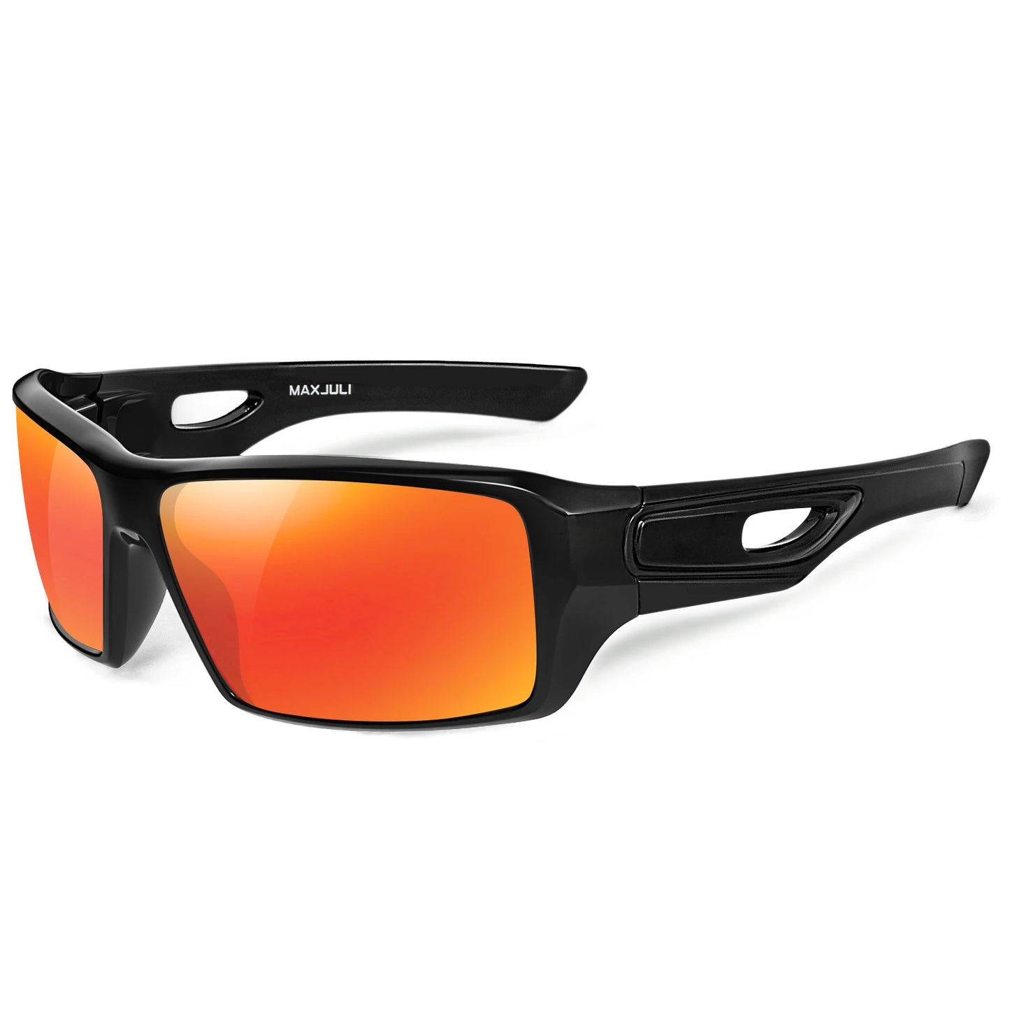 MAXJULI Polarized Wrap Around Sports Sunglasses for Big Heads Men Women UV400 Protection Sun Glasses 8232 - Mammalook