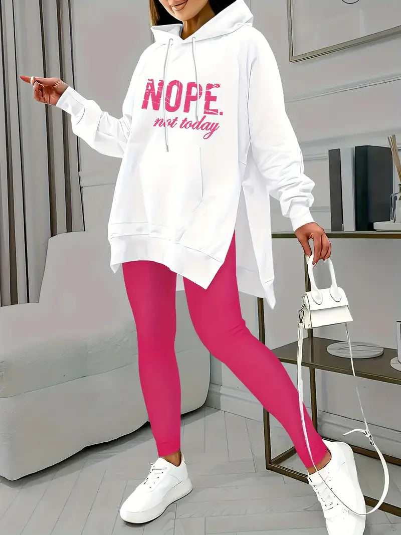 Long Sleeved Hooded - Casual Suit