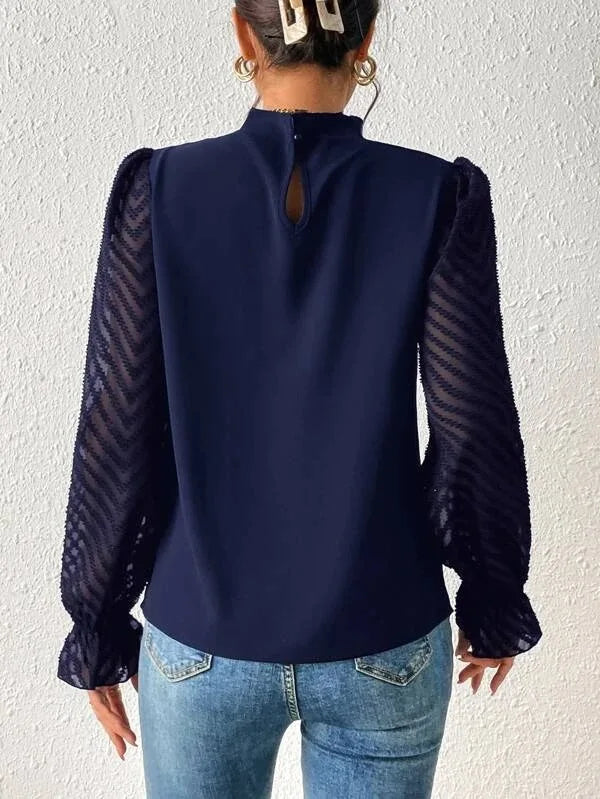 Spring Shirt - Chiffon Long Sleeved