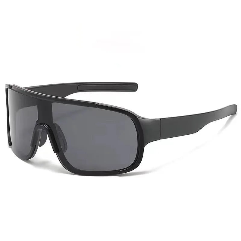 Fashion Women's Outdoor Large Frame Windproof Ski Goggles Trendy Men's Y2K Mountaineering Mirror Cycling Sports Sunglasses Sea - Mammalook
