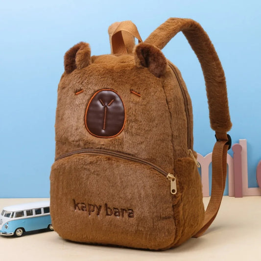 Shoulder Bag Capybara Plush Backpack Animals Students School Bag Couple - Mammalook