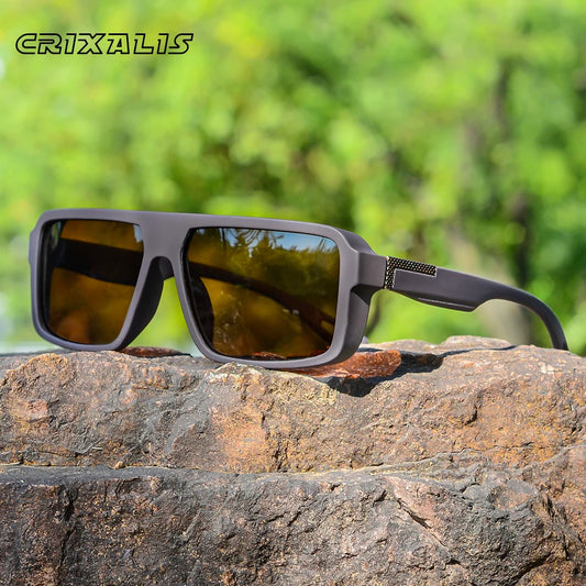 CRIXALIS Classic Square Polarized Sunglasses for Men Women Fashion Sports Sunglasses Male Vintage Outdoor Driving Fishing Shades - Mammalook