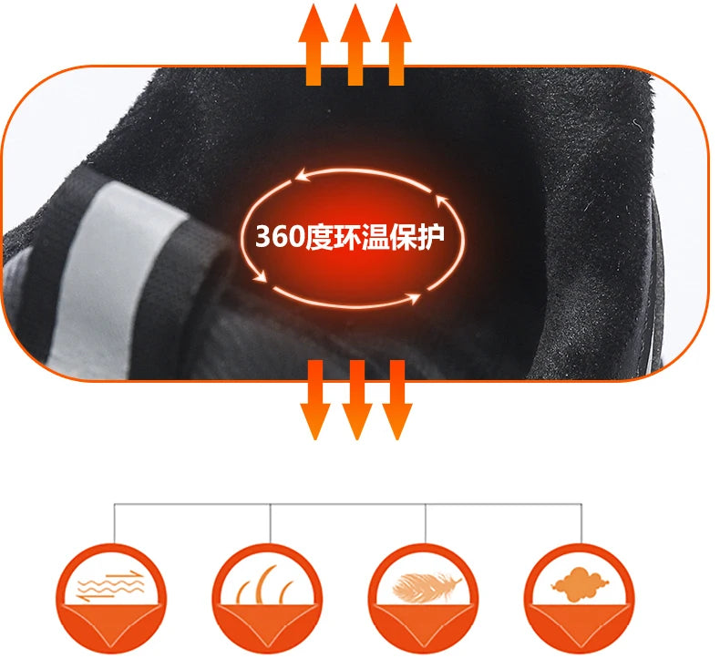 Men’s Platform Athletic Sneakers – Casual Street Style & Winter-Warm Sport Shoes