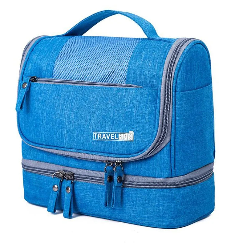 Designer Hanging Toiletry Bag Travel Cosmetics Bag Waterproof Oxford Organizer for Travel Accessories Toiletry Kit for Men Women - Mammalook
