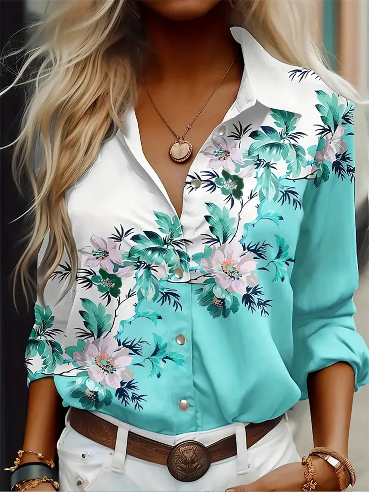 Striped Printed - Long sleeved Shirt