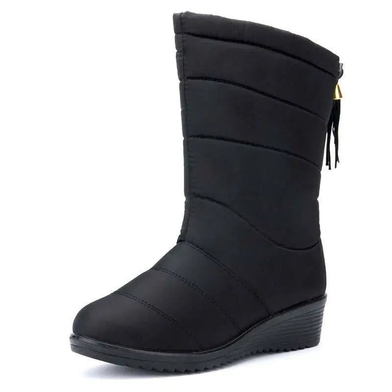 Snow Women Boots Plush Shoes For Women Waterproof Ladies Shoes Keep Warm Boots For Women Soft Casual Botas Mujer Winter Footwear - Mammalook