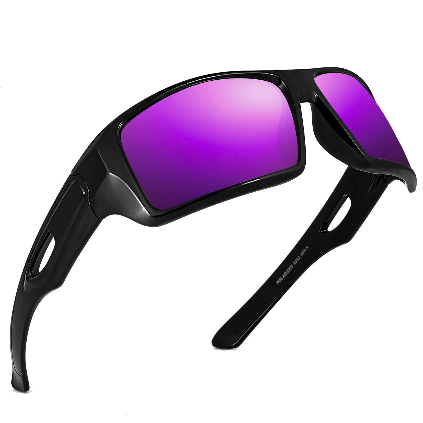 MAXJULI Polarized Wrap Around Sports Sunglasses for Big Heads Men Women UV400 Protection Sun Glasses 8232 - Mammalook