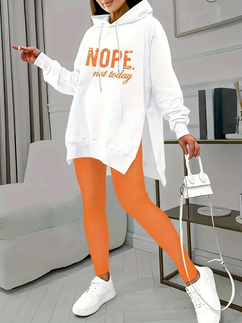 Long Sleeved Hooded - Casual Suit