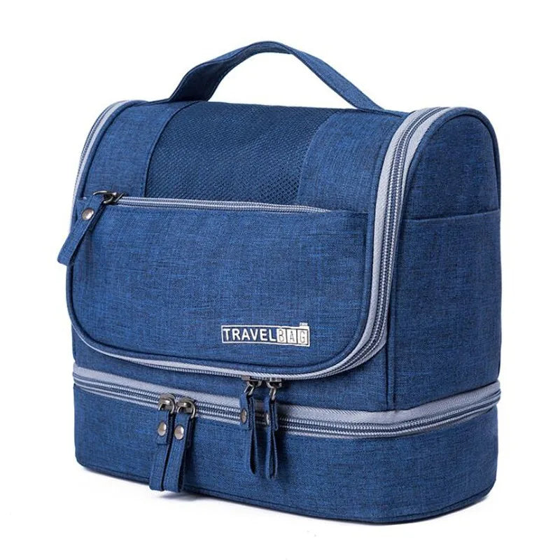 Designer Hanging Toiletry Bag Travel Cosmetics Bag Waterproof Oxford Organizer for Travel Accessories Toiletry Kit for Men Women - Mammalook