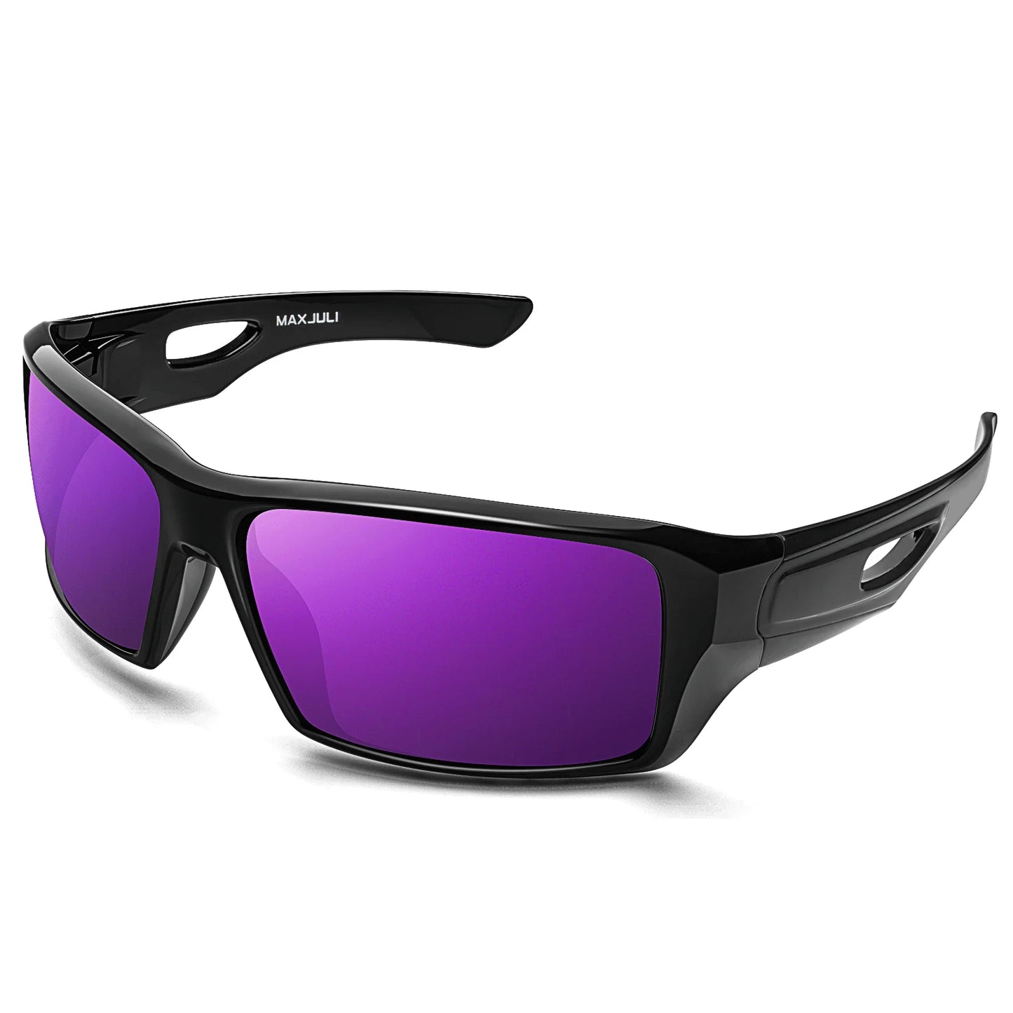 MAXJULI Polarized Wrap Around Sports Sunglasses for Big Heads Men Women UV400 Protection Sun Glasses 8232 - Mammalook
