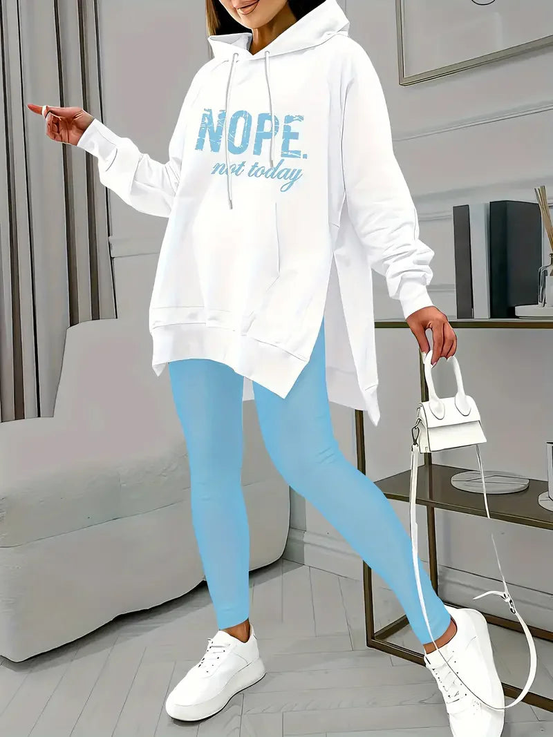 Long Sleeved Hooded - Casual Suit