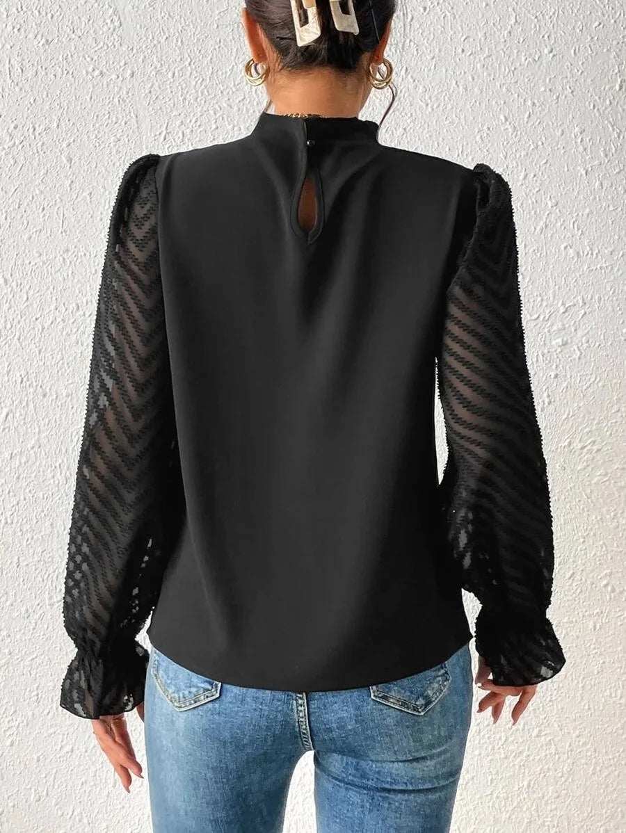 Spring Shirt - Chiffon Long Sleeved