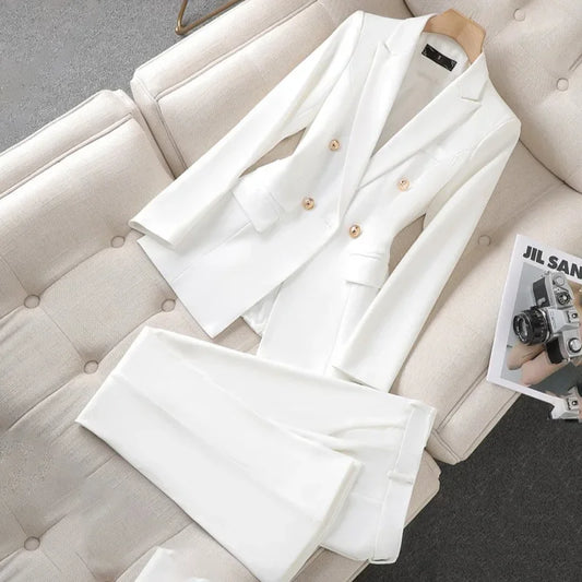 White Suit Women's Business Wear Jacket