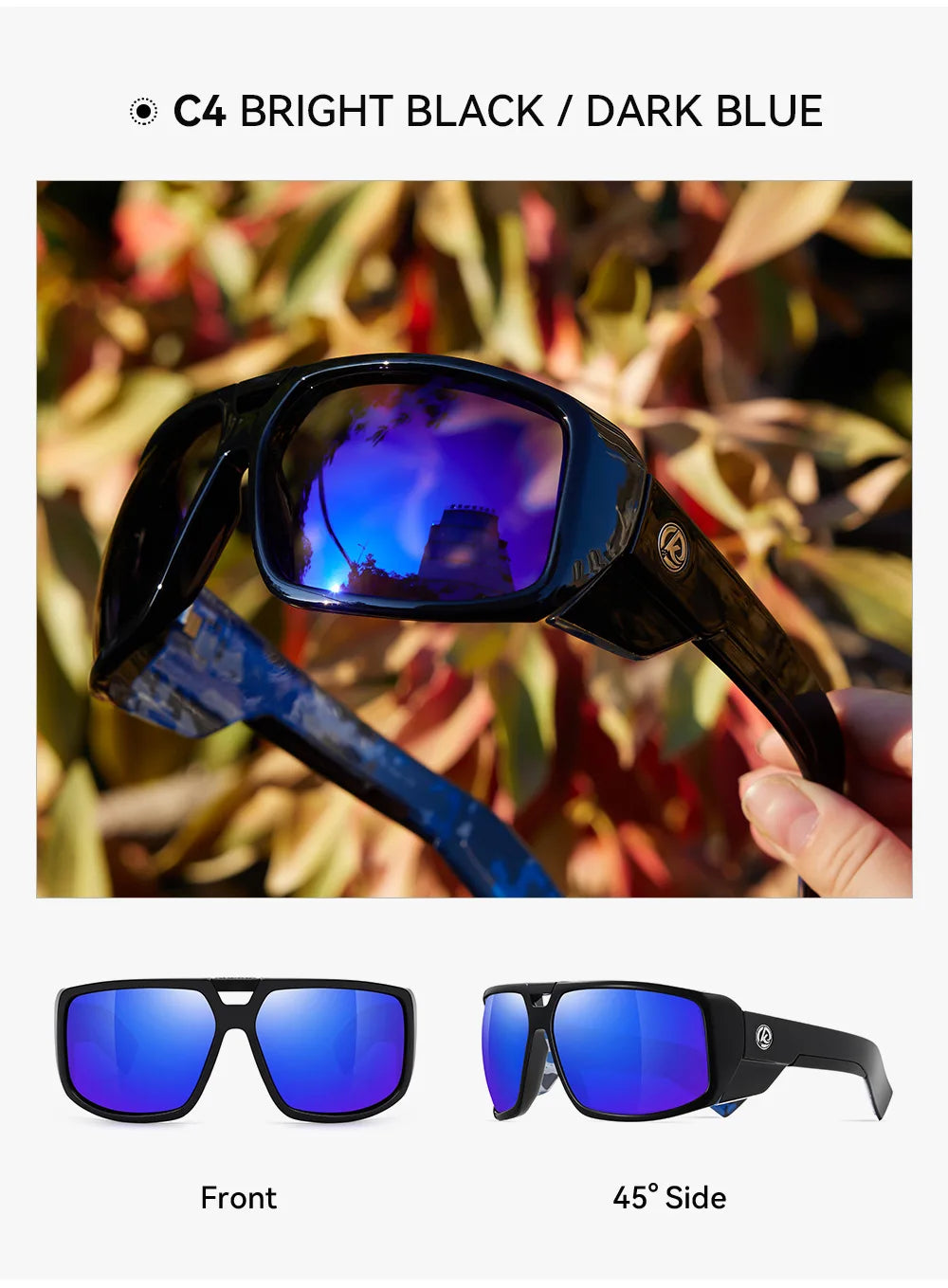 2024 High Quality KDEAM Polarized Man Sunglasses Luxury Brand Designer Green Goggles Fishing Driving Outdoor Eyewear TUNA ALLEY - Mammalook