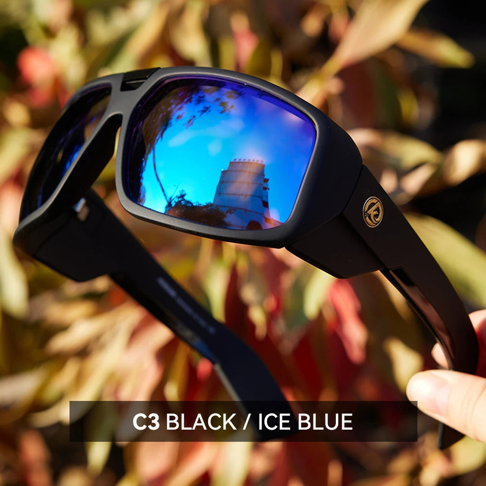 KDEAM Polarized Sports Sunglasses – UV400 Mirrored Lens for Men & Women