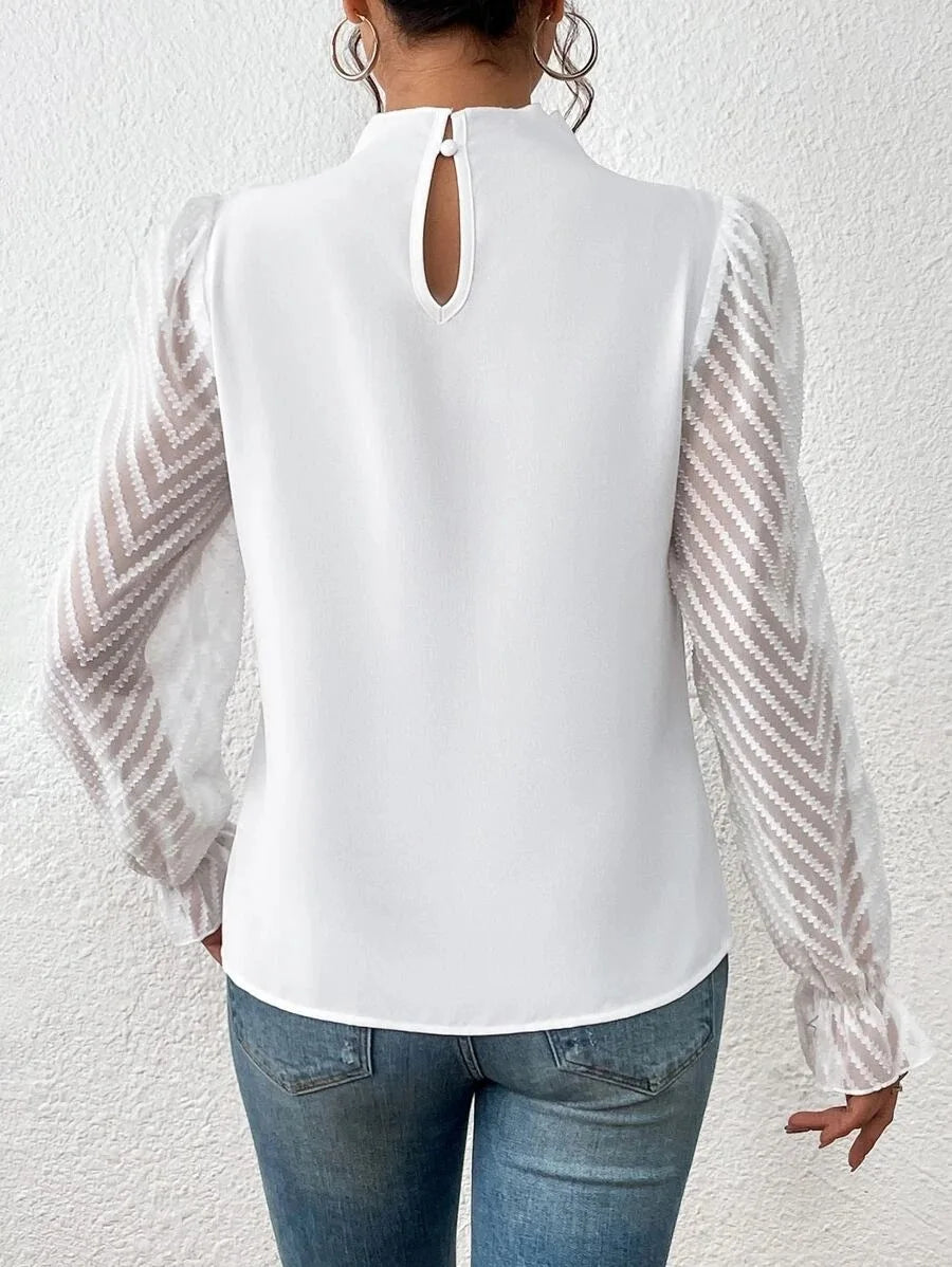 Spring Shirt - Chiffon Long Sleeved