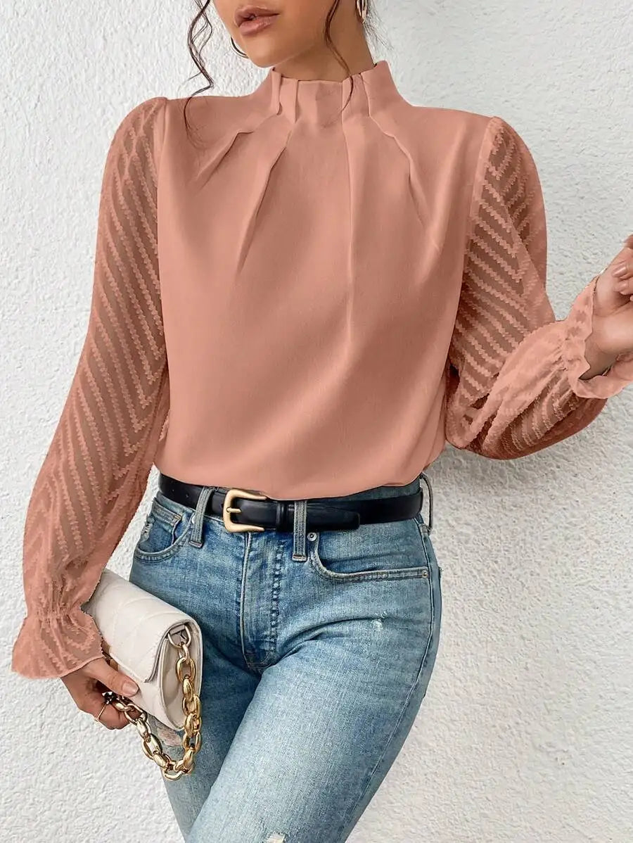 Spring Shirt - Chiffon Long Sleeved