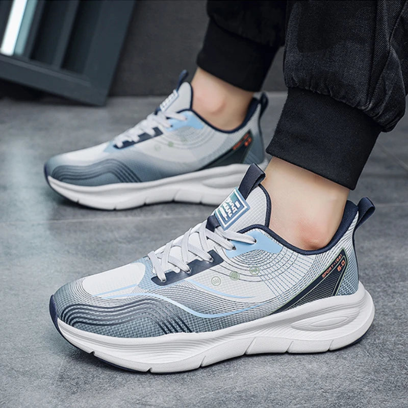 New Designer Platform Sneakers for Men Spring Autumn Soft-soled Casual Men's Running Shoes Fashion Light Sports Shoes Male - Mammalook