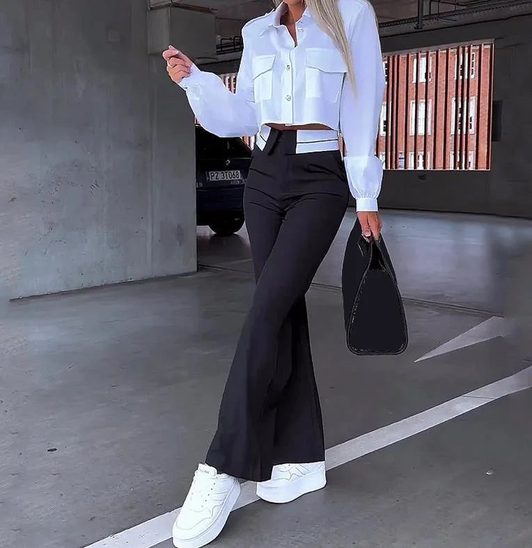 Two-Piece Blazer & Pant Set – Suit Outfit