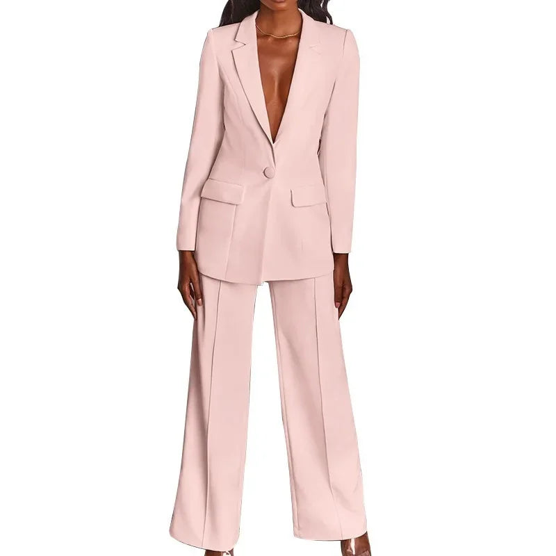 Long Sleeve Suit - Two-Piece Set