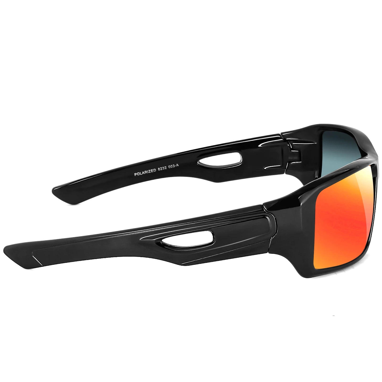 MAXJULI Polarized Wrap Around Sports Sunglasses for Big Heads Men Women UV400 Protection Sun Glasses 8232 - Mammalook