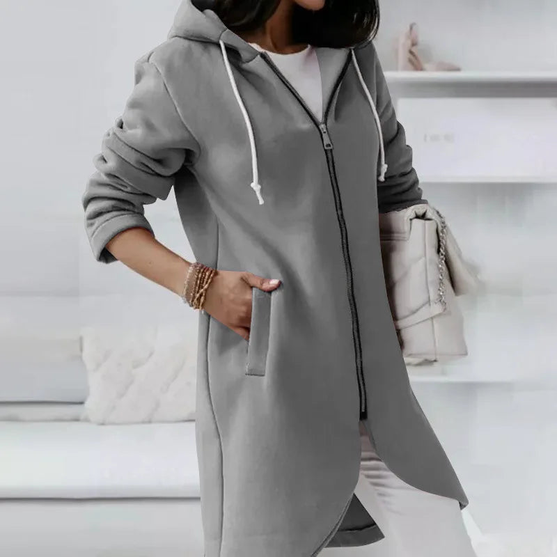 Hoodie with Zipper and Hood