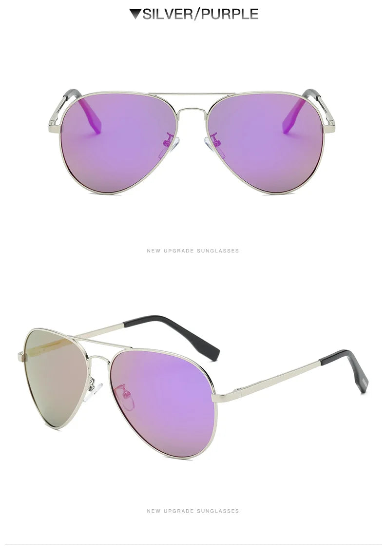 LIOUMO Polarized Aviation Sunglasses – Stylish & Anti-Glare Pilot Glasses for Men & Women