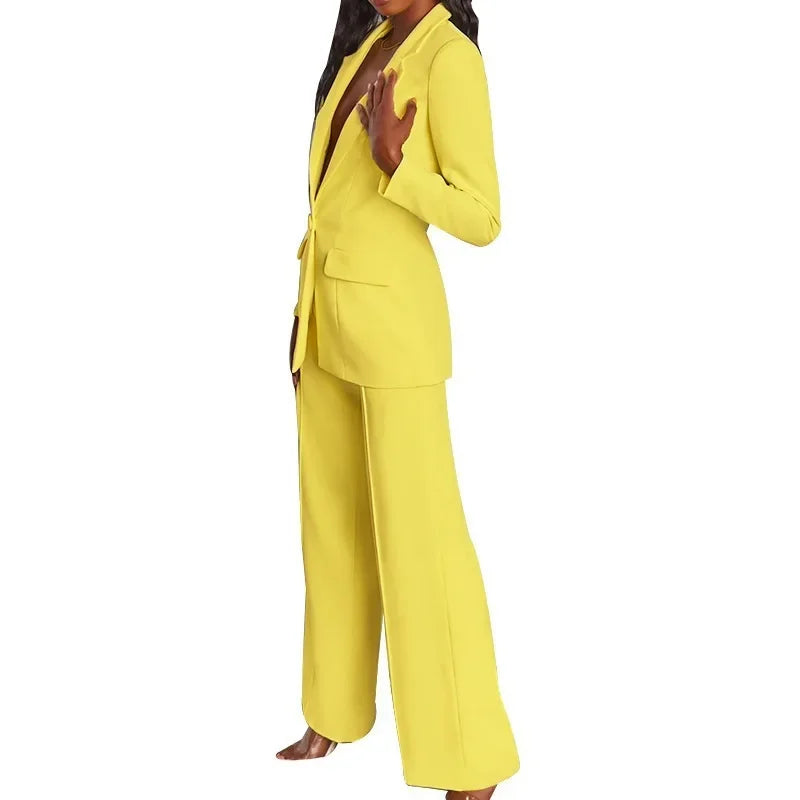 Long Sleeve Suit - Two-Piece Set