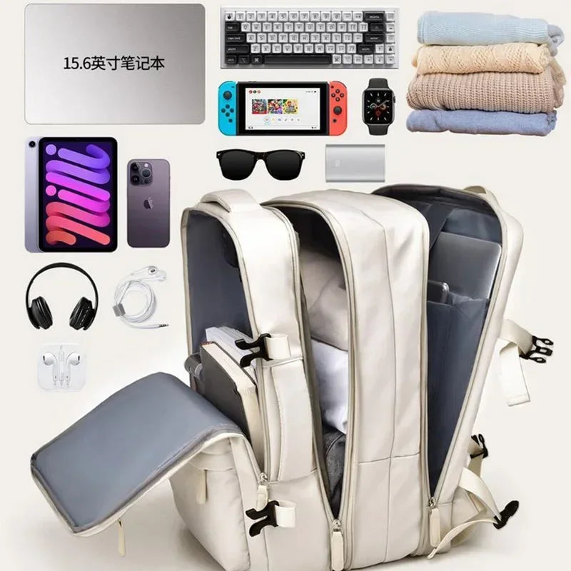 Travel Backpack 40x20x25 Cabin Waterproof Y2k Bags Carryon For Laptop 15.6 Inch High Quality Ryanair With USB Charging Sports - Mammalook