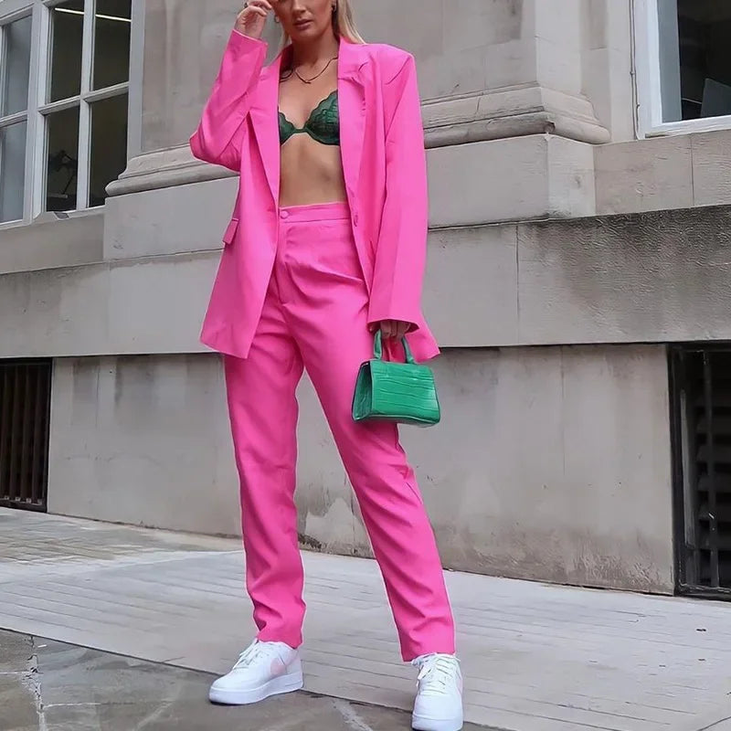 Long Sleeve Suit - Two-Piece Set