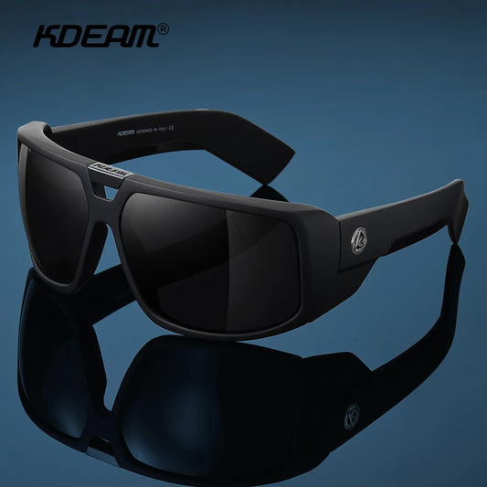 KDEAM Polarized Sports Sunglasses – UV400 Mirrored Lens for Men & Women
