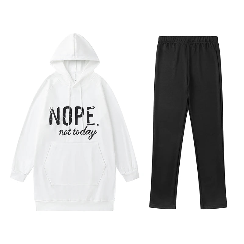 Long Sleeved Hooded - Casual Suit